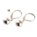 Lauren by Ralph Lauren Silver Ball Earrings